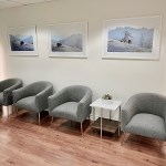 Waiting hall of the office